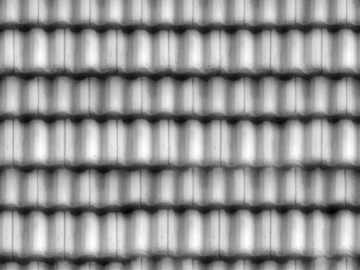 Silver-gray corrugated metal panels for building exteriors 3d model