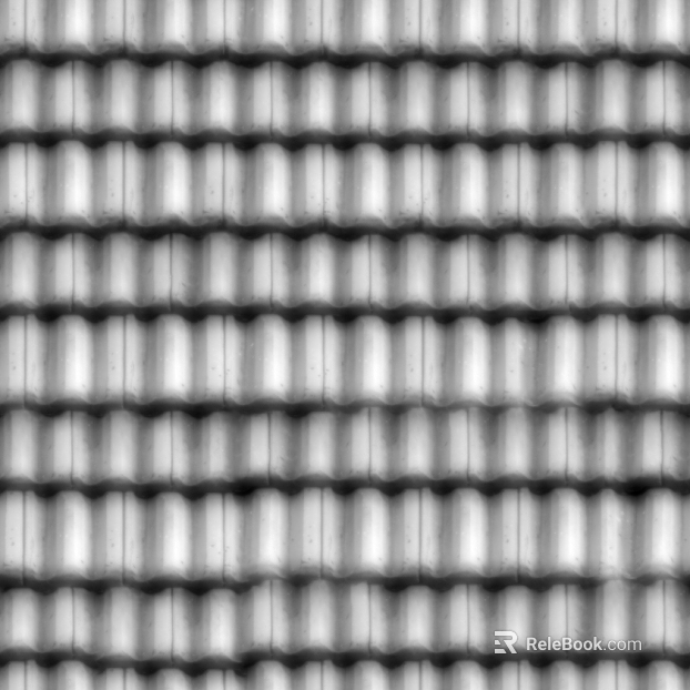 Silver-gray corrugated metal panels for building exteriors texture