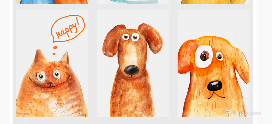 cartoon painting texture