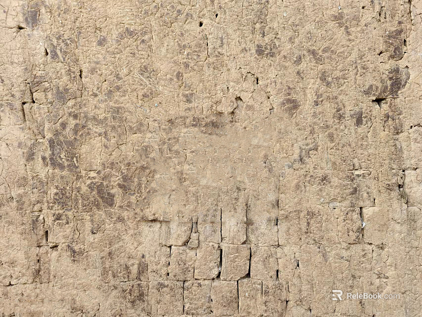 Earth brick wall yellow stone earth wall texture