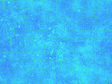 Blue-green artistic brick wall, indoor backdrop wall texture (ID:ffaeh936996)