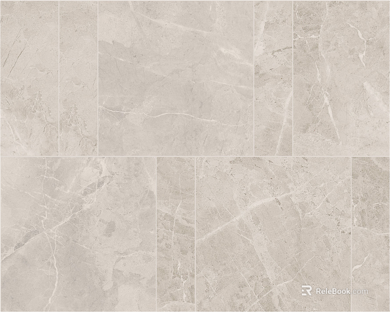 Mesh-grain marble Light-colored warm gray mid-plate marble texture