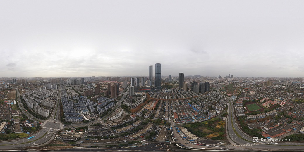 City cloudy HDR texture