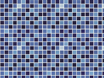 Modern Cyan Blue Mosaic 3d model