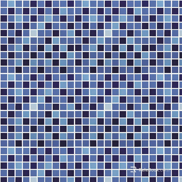 Modern Cyan Blue Mosaic texture