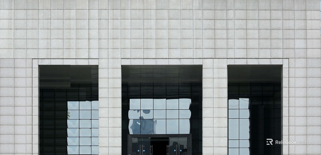 Light gray tile building exterior texture