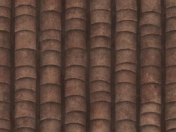 Red-brown antique tile roof tiles texture (ID:ffaeh860076)