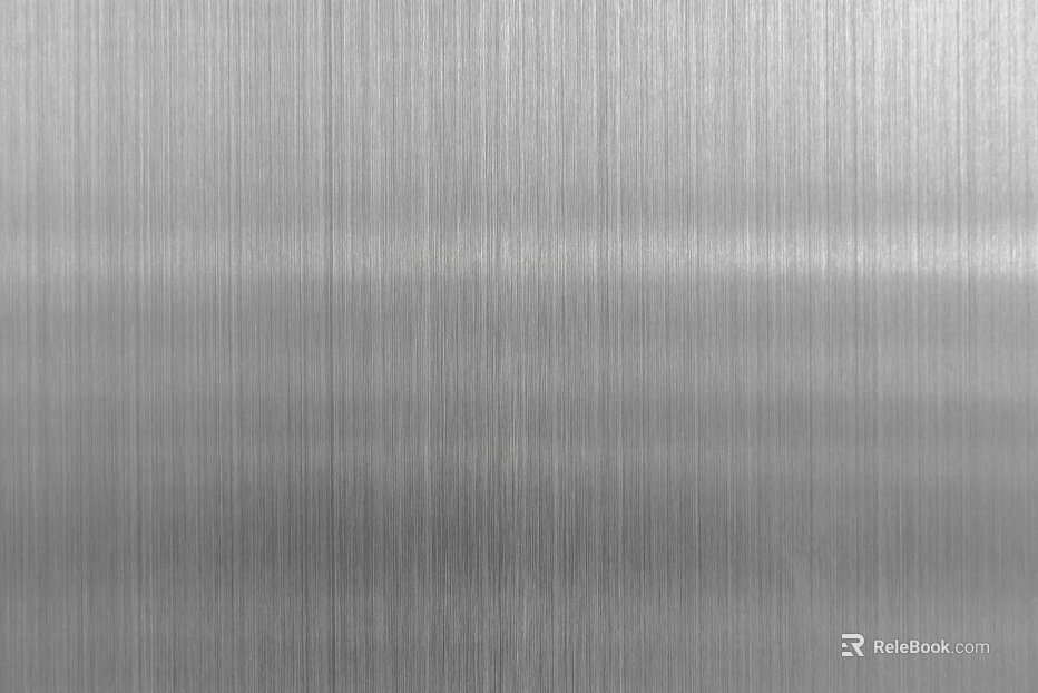 Silver brushed stainless steel decorative panel texture