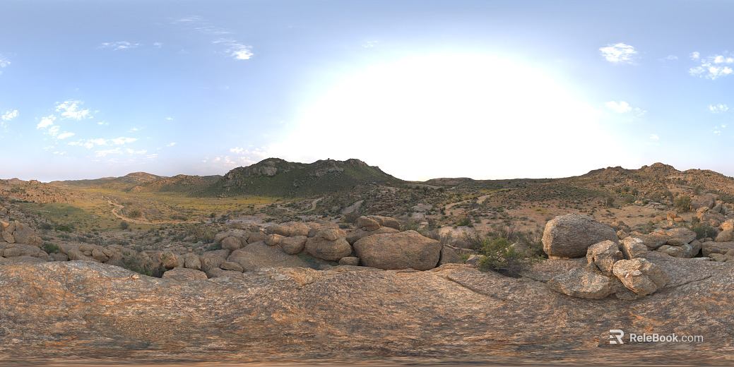 Sunset Outdoor Barryhill HDR texture