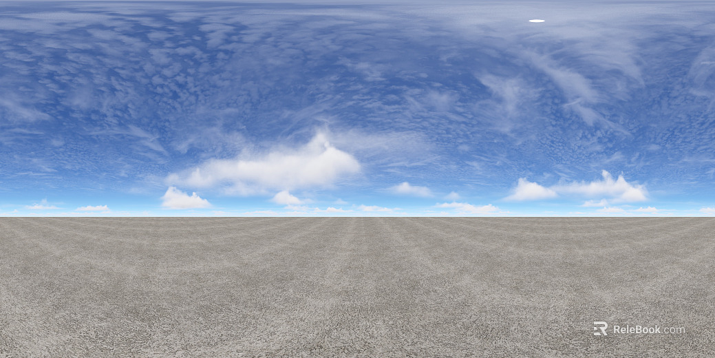 HDR concrete blue sky and white clouds panorama texture