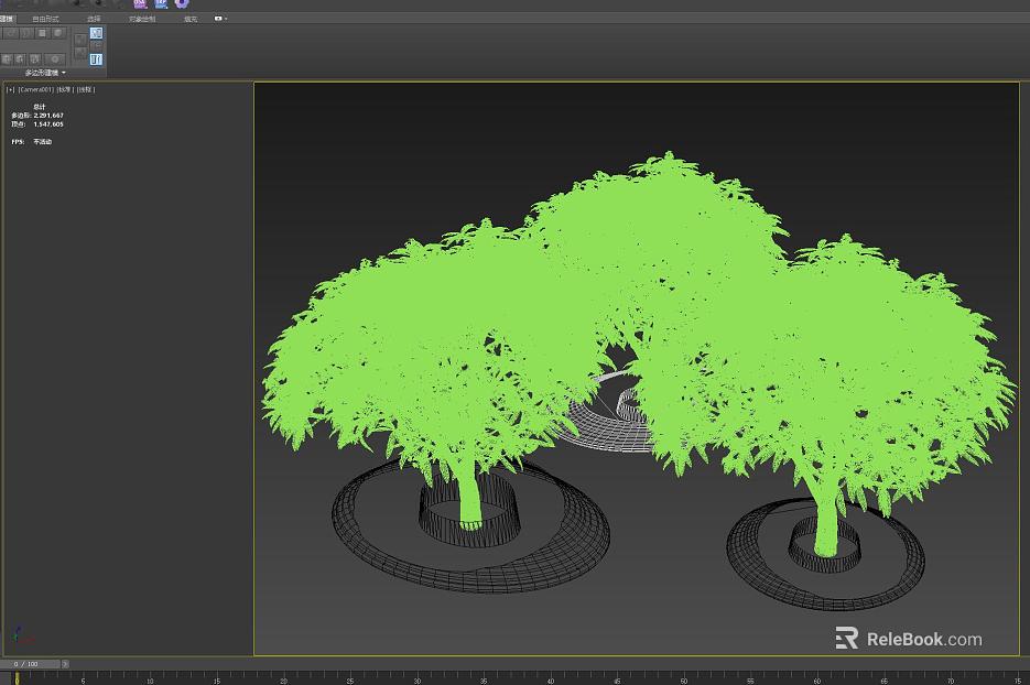 Green Landscape Trees Landscape texture