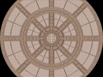 floor mosaic color floor 3d model