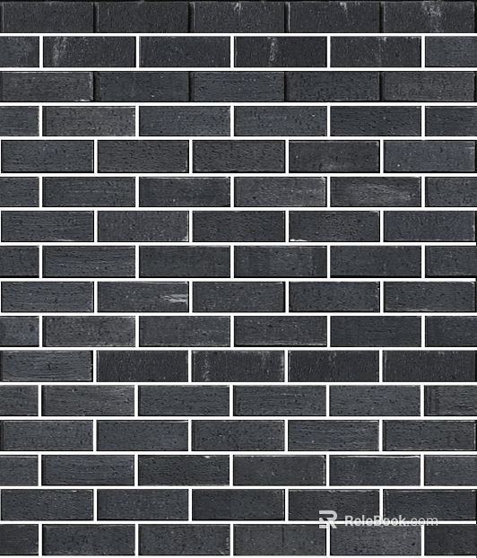 Gray brick wall surface texture