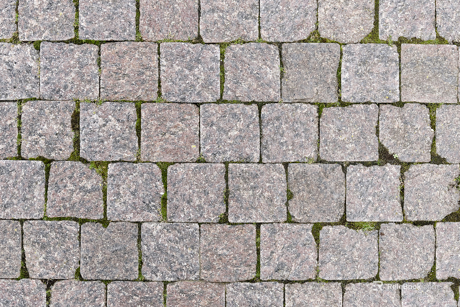 grass-planting brick texture