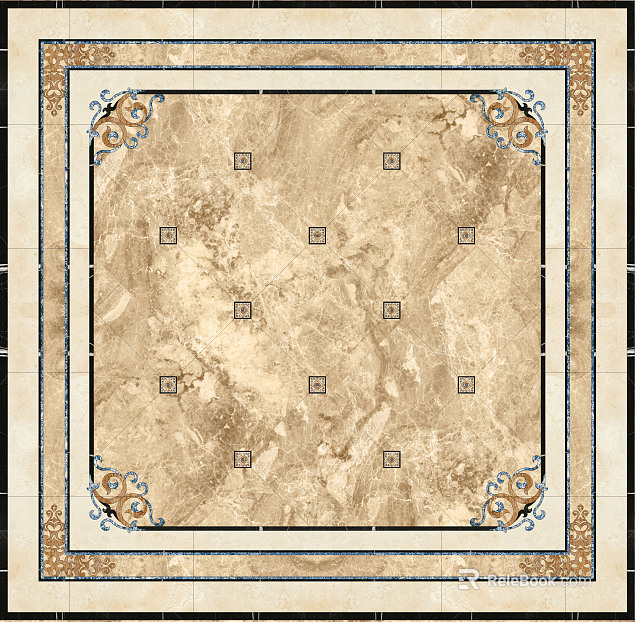 Spliced brick water knife processing series texture