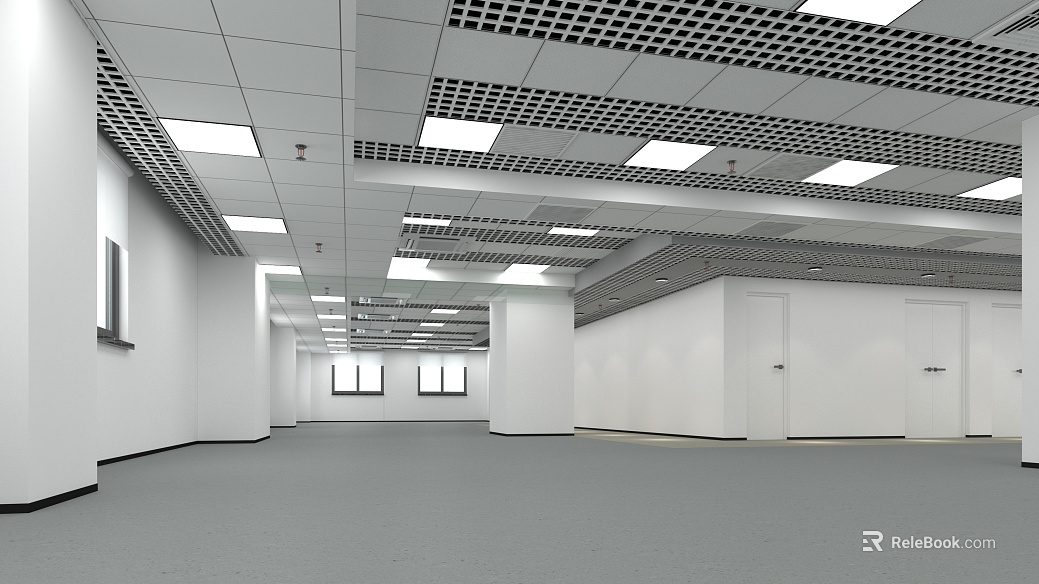 gray industrial wind office space texture