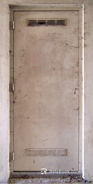 Metal door texture