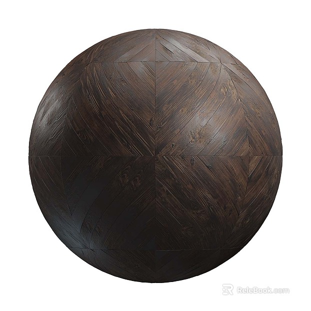 Wood parquet floor PBR texture