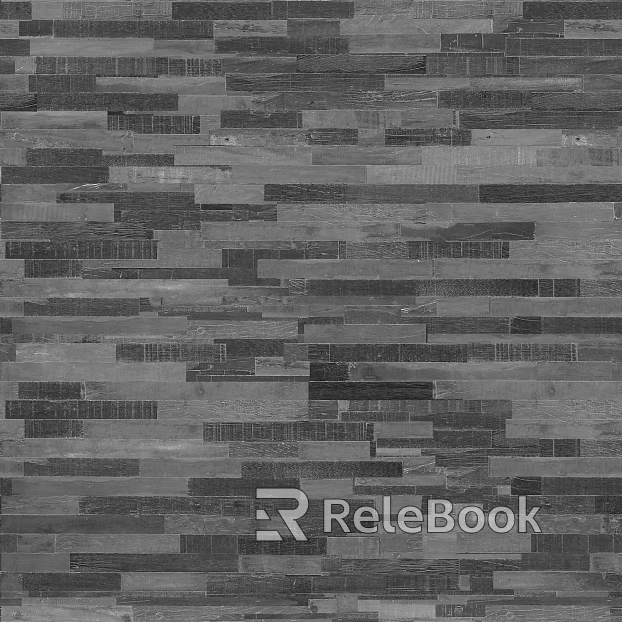 Black and white wood floor texture