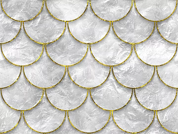 Feather Brick Shell Mosaic texture (ID:ffaeh944879)