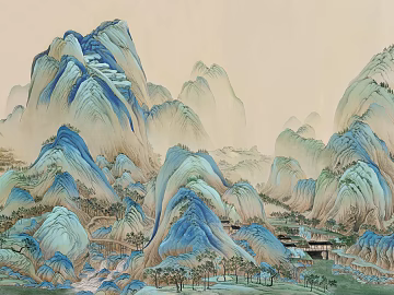 landscape painting texture (ID:ffabg14818)