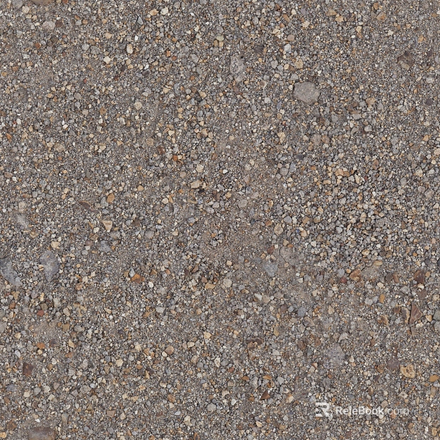 Ground gravel texture