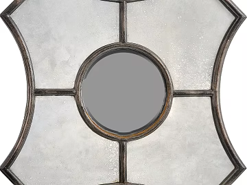 Retro gray copper art glass mirror texture (ID:ffaeh732216)
