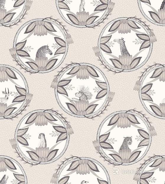 animal and plant pattern texture