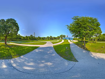 Park Lawn Trait Daytime Sunny Day HDR texture (ID:ffach302366)