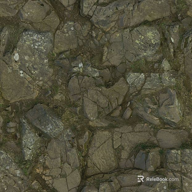 Taupe rubble outdoor ground pavement texture