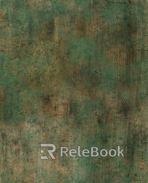 A vintage, oxidized metal texture featuring rust and patina, showcasing the beauty of aged industrial materials. The image has a predominantly reddish-brown and green color palette, highlighting the corrosion and wear over time.