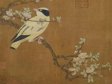Chinese flower and bird painting texture (ID:ffach941556)