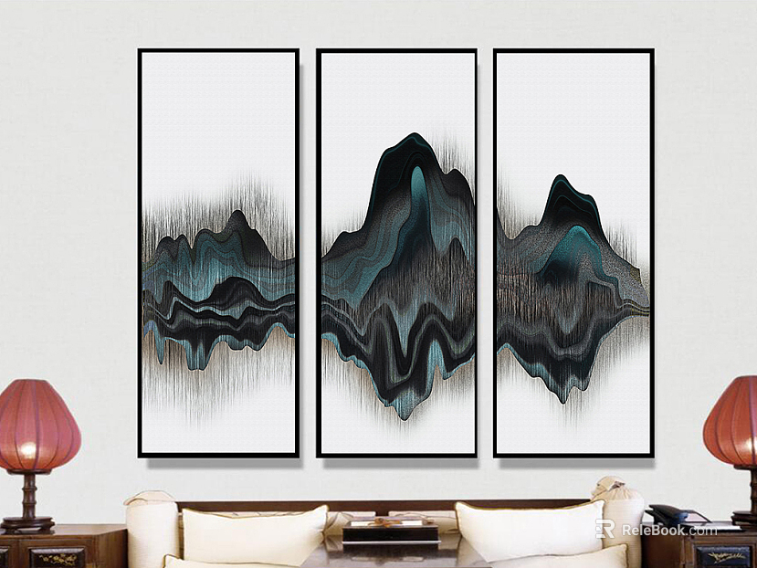 landscape painting texture