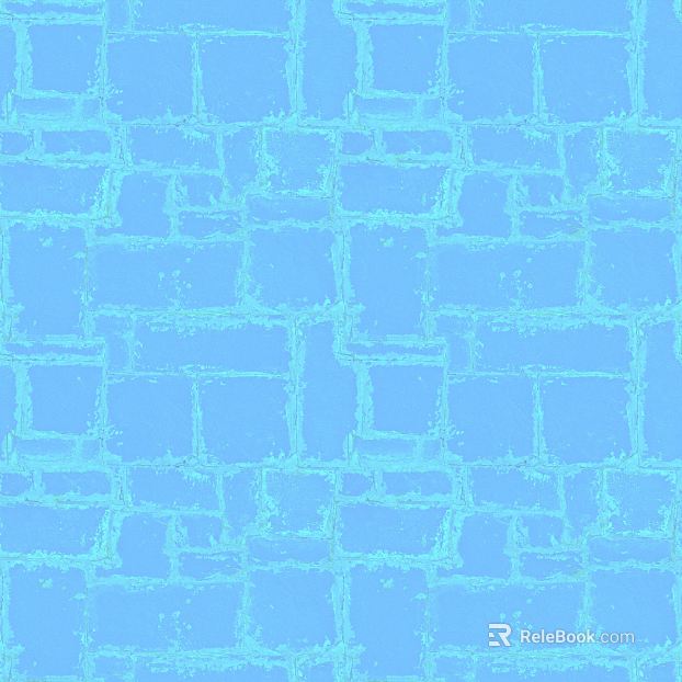 Light blue cultural brick interior wall texture