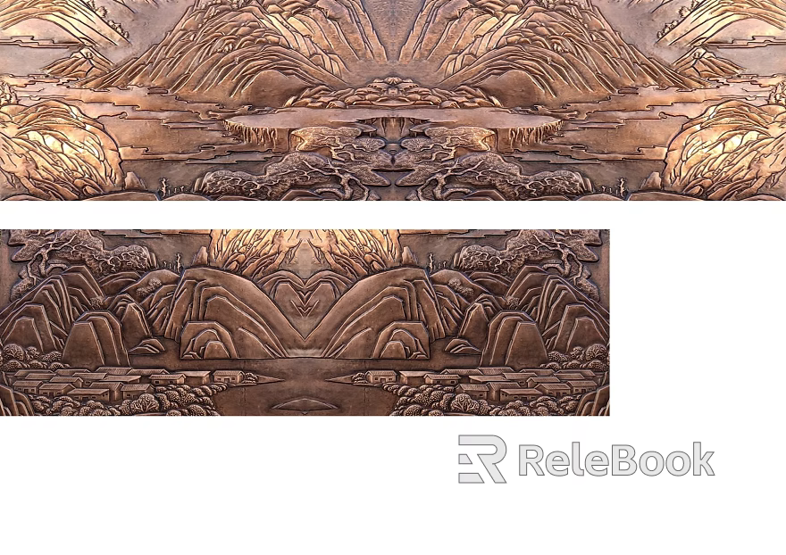 Embossed Metal Embossed texture