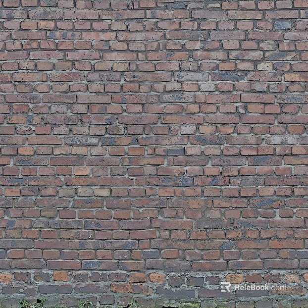 Red-brown brick wall exterior finish texture