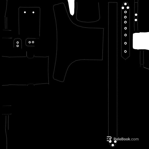 Black Studded Leather Clothing Accessories texture