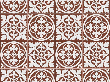 European style Victorian style retro cement concrete stone geometric mosaic pattern ceramic tile tile floor tile wall tile texture (ID:ffach635456)