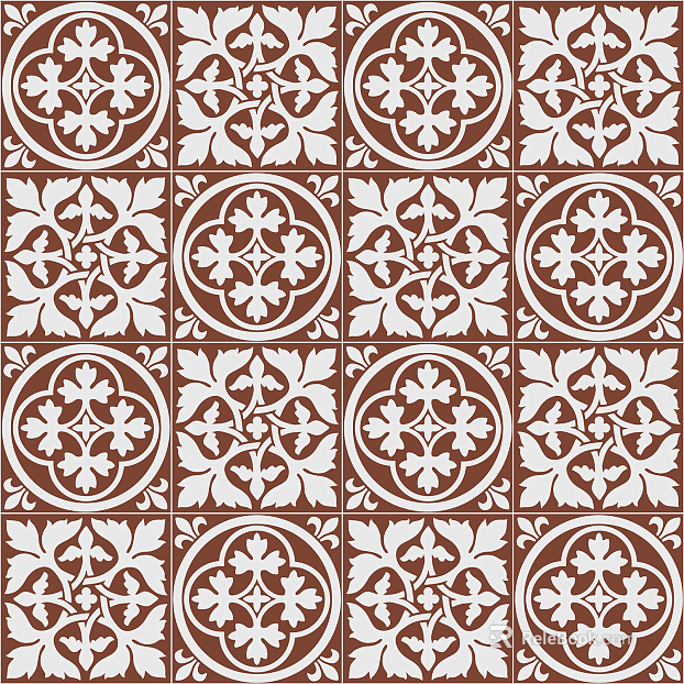 European style Victorian style retro cement concrete stone geometric mosaic pattern ceramic tile tile floor tile wall tile texture