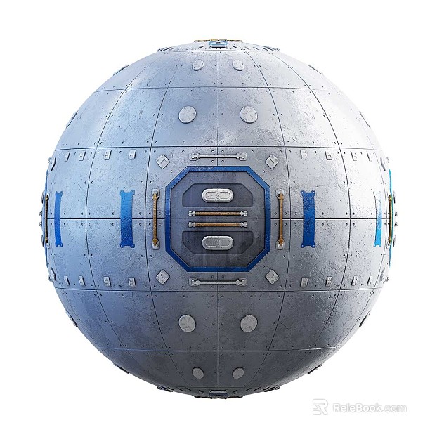 Space capsule PBR texture