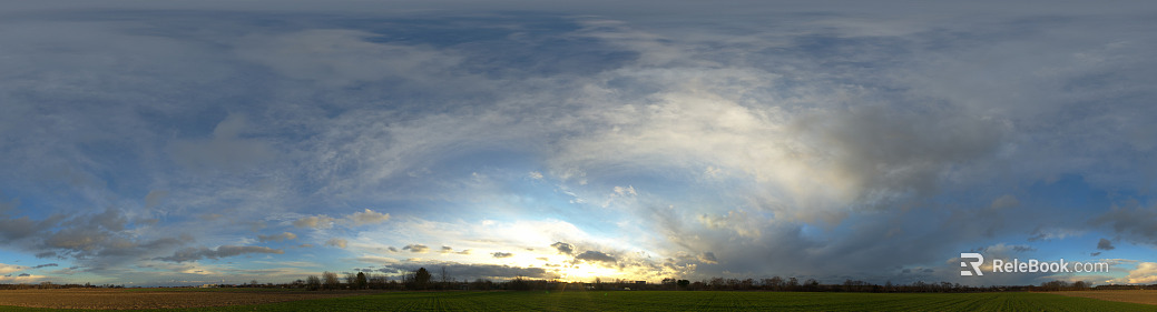 Clean twilight sky texture