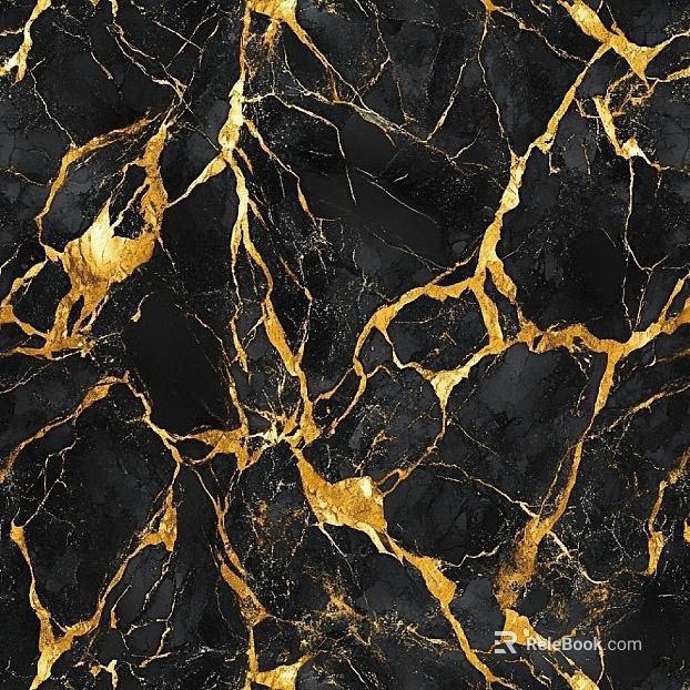Black Golden Flower Marble texture