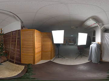 Studio scene cold light source fill light HDR 3d model