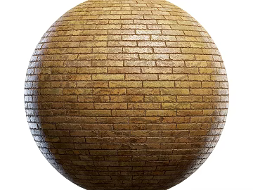 Brick wall PBR texture (ID:ffach759714)