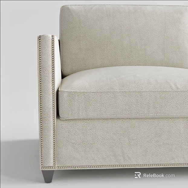 Beige velvet sofa soft bag fabric texture