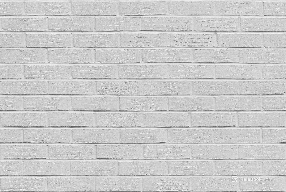Brick wall white matte stone texture