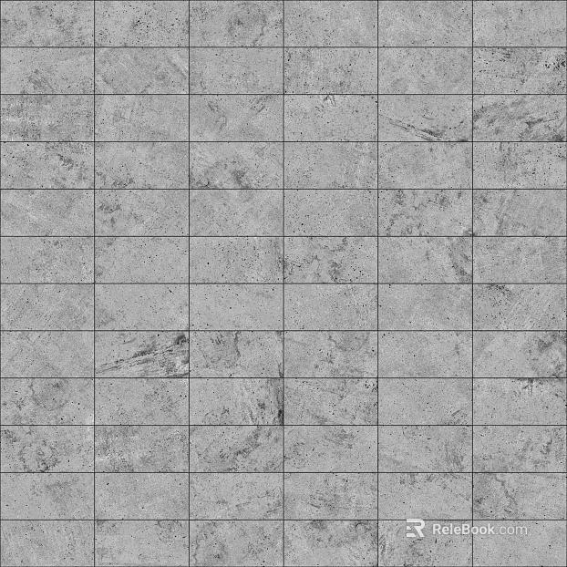 Cement brick solid color micro cement floor tile texture
