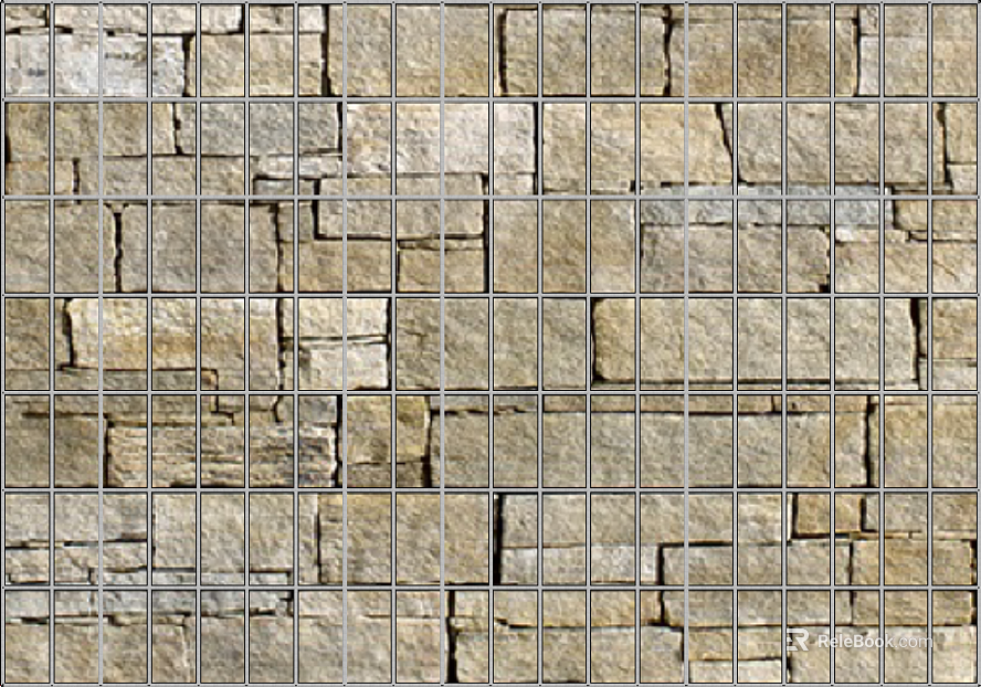 Stone mosaic texture