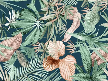 Tropical Rainforest Plants Wallpaper texture (ID:ffach213346)