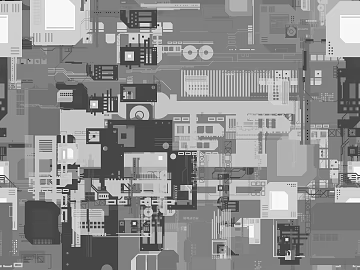 Circuit board motherboard PCBA board technology black and white replacement bump texture (ID:ffach804763)
